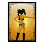 Vector Lady Card