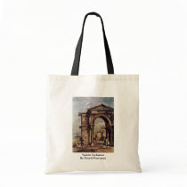 Veduta Fantastica By Guardi Francesco Canvas Bag