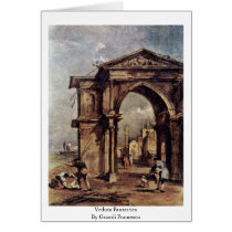 Veduta Fantastica By Guardi Francesco Cards