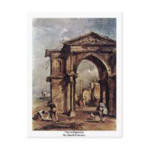 Veduta Fantastica By Guardi Francesco Post Cards