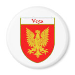 Vega Coat of Arms/Family Crest magnets