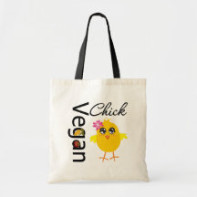 Vegan Chick Canvas Bags