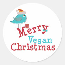 Vegan Christmas Stickers