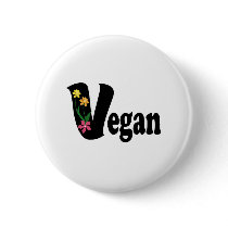 Vegan Flower Button