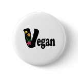 Vegan Flower buttons