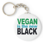 Vegan is the New Black keychains