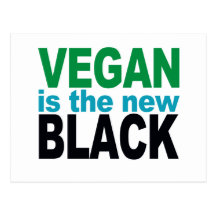 Vegan is the New Black Postcard
