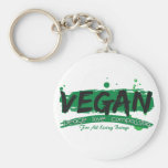 Vegan Peace Love Compassion Keychains
