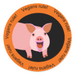Vegan Pig Sticker