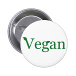 vegan pinback button