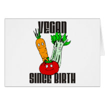 Vegan Since Birth cards