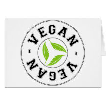 Vegan Sports Logo Card