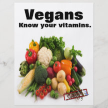 Vegan Vitamins Flyers