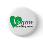 Vegan with all my heart buttons