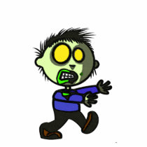 Vegan Zombie Pin Cut Out