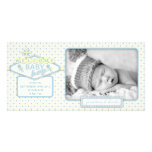 Vegas Baby Boy Photo Card Y