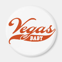 Vegas Baby Fridge Magnets