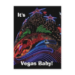 Vegas Baby! post card