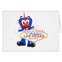 Vegas baby sign white background