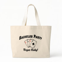 Vegas Bachelor Party Canvas Bags