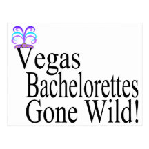 Vegas Bachelorettes Post Card