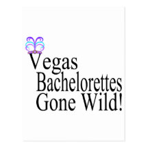 Vegas Bachelorettes Post Card