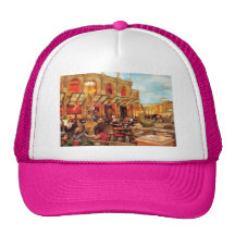 Vegas - Cesar's - Lunch in Italy Trucker Hat