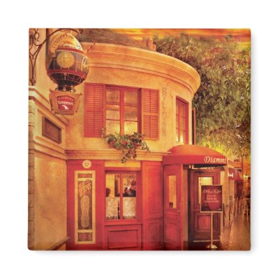 Vegas - Paris - Vins Detable Refrigerator Magnets by suburbanscenes