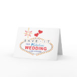 Vegas Save the Date Wedding Cards