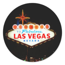 Vegas Sign Lit Up