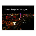 vegas strip happenings post cards