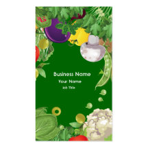 Vegetable Business  Business Card
