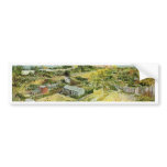 Vegetable Gardens In Montmartre bumper stickers