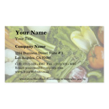 Vegetable medley business cards