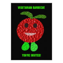 Vegetarian Barbecue Invitation
