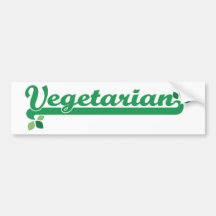 Vegetarian Bumper Sticker