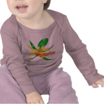Vegetarian Flower Tee Shirt