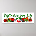 Vegetarian For Life posters