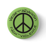 Vegetarian Non-Violence Button