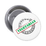 Vegetarian Stamped Button