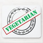 Vegetarian Stamped Mouse Mat