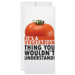 Vegetarian Thing rack cards