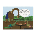 Vegetarian vs. Carnivore postcards