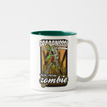 Vegetarian Zombie Coffee Mugs