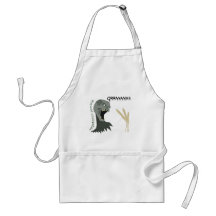 Vegetarian Zombie wants Graaaains! Aprons