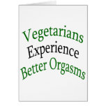 Vegetarians Experience Better Orgasms cards