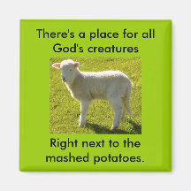 Vegetarians Nightmare Fridge Magnet