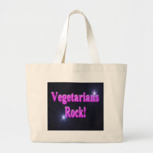 Vegetarians Rock! Canvas Bag