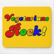 Vegetarians Rock Mousemats
