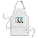 Veggie Cannibals Funny Offbeat Cartoon Gifts aprons